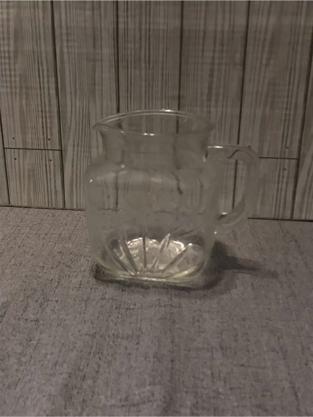 Vintage Federal Glass Pitcher
